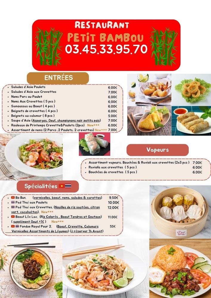 Petit bambou - Menu Image 1